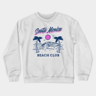 Santa Monica Beach Club Crewneck Sweatshirt